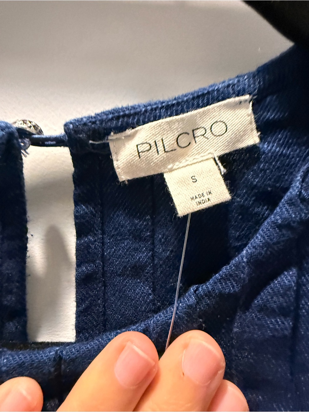 Pilcro Anthropologie Jade 100% Cotton Pintucked Dress NWT! - Picture 4 of 8